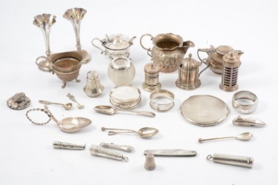 Lot 236 - Collection of small silver