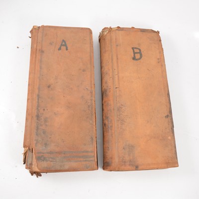 Lot 207 - Two prescription Ledgers - Boots The Chemist, Market Harborough, dated from 1909-1940.