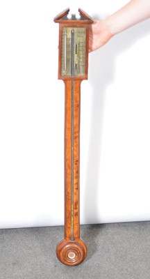 Lot 544 - George III style stick barometer