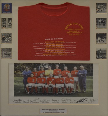 Lot 173 - Football memorabilia: England World Cup 1966 Road to The Finals shirt