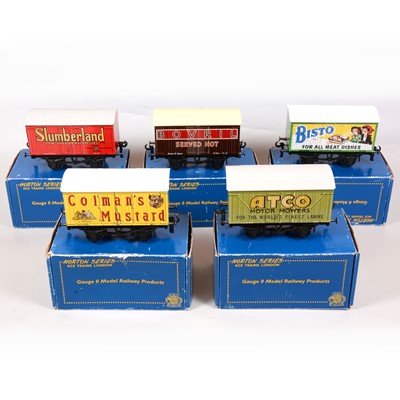 Lot 168 - Five Horton Series O gauge model railway advertising vans