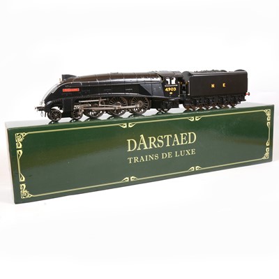 Lot 178 - Darstaed Trains De Luxe O gauge model railway locomotive and tender, NE 4-6-2, 'Peregrine'