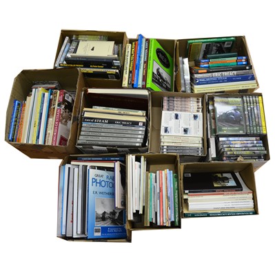 Lot 223 - Railway and steam related book collection, a good quantity of various titles (ten boxes)