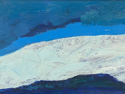 Lot 1149 - Roy Bizley, Landscape with distant icecap, 1991