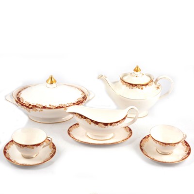 Lot 124 - Royal Doulton 'Winthrop' pattern part dinner and tea service.