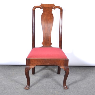 Lot 486 - George II mahogany dining chair