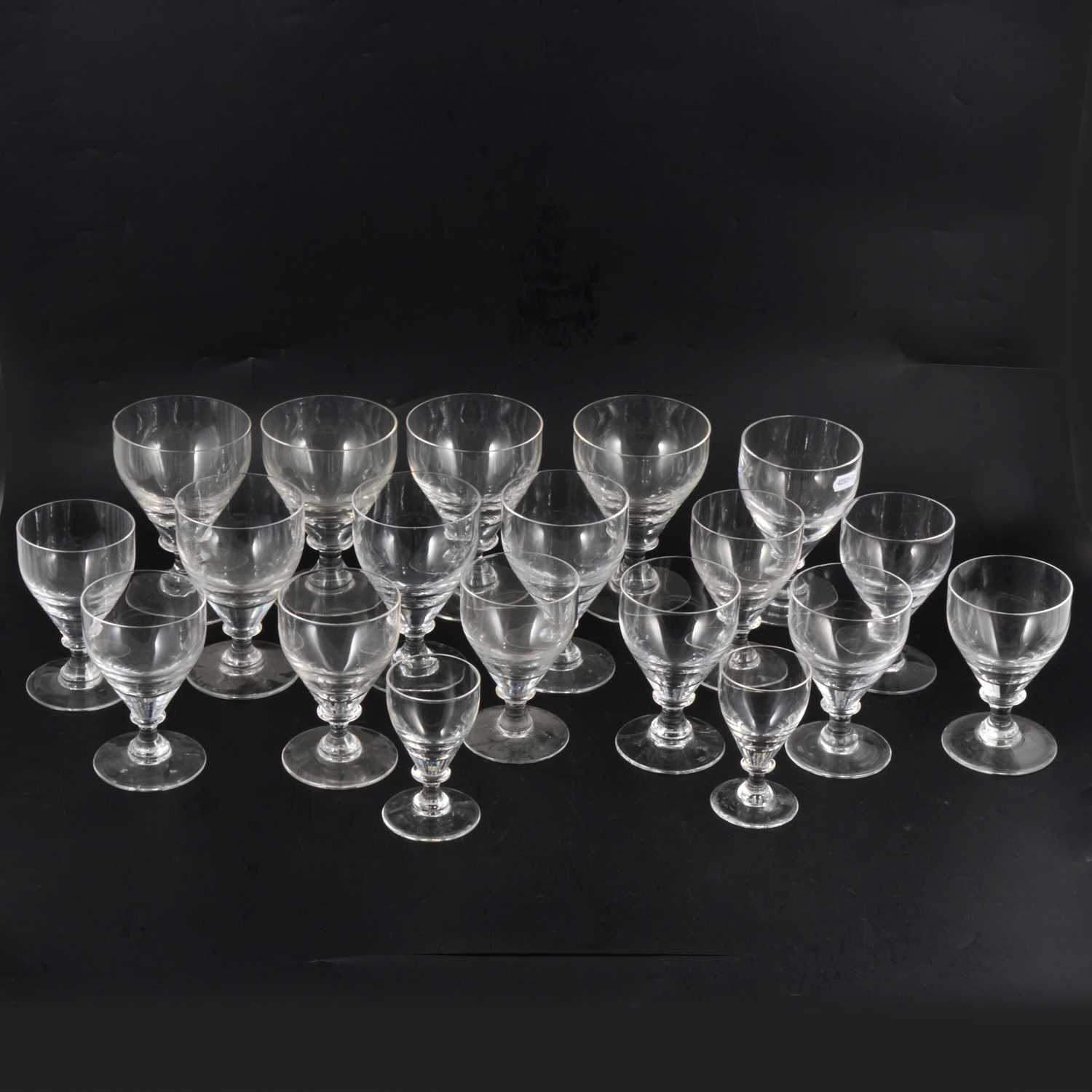 Lot 63 - Collection of table glassware
