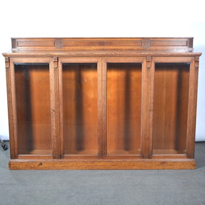 Lot 459 - Edwardian oak bookcase