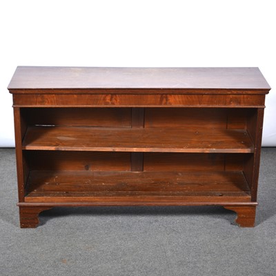 Lot 481 - Mahogany dwarf bookcase