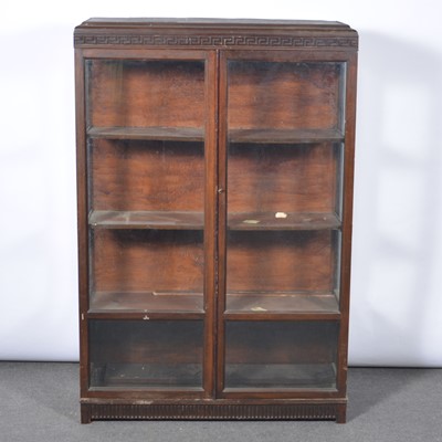 Lot 458 - Mahogany display cabinet