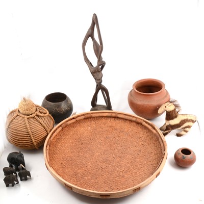 Lot 122 - A collection of 'tribal' artefacts and souvenirs