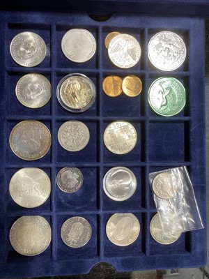 Lot 223 - One presentation case of antique Chinese and other coins.