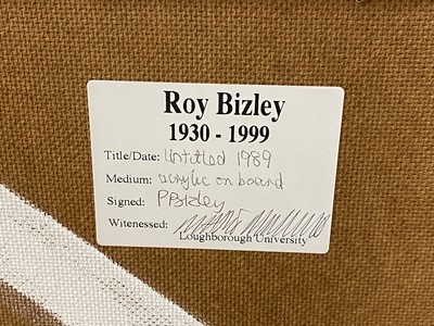 Lot 1119 - Roy Bizley, Dark Landscape, 1963