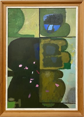 Lot 1129 - Roy Bizley, Green abstract from the Terrace series, 1981