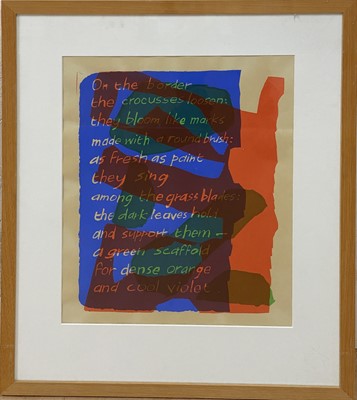 Lot 444 - Roy Bizley, Homage to Bonnard, and another print.