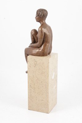 Lot 1097 - Moira Purver, Meditating on Purbeck, a limited edition sculpture
