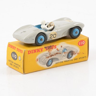 Lot 119 - Dinky Toys die-cast model no.110 Aston Martin DB3 Sports car