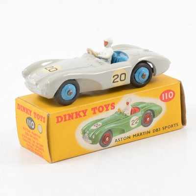 Lot 119 - Dinky Toys die-cast model no.110 Aston Martin DB3 Sports car