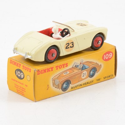 Lot 118 - Dinky Toys die-cast model no.109 Austin Healey 100 Sports car
