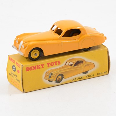 Lot 122 - Dinky Toys die-cast model no.157 Jaguar XK120 Coupe
