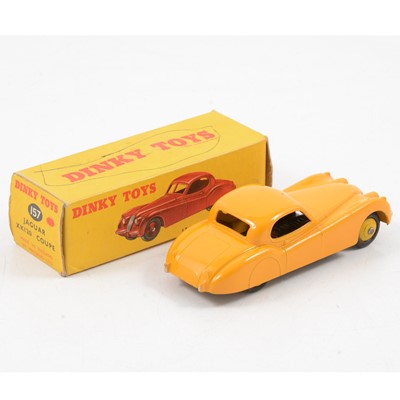 Lot 122 - Dinky Toys die-cast model no.157 Jaguar XK120 Coupe