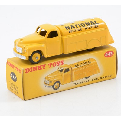 Lot 128 - Dinky Toys die-cast model no.443 Tanker National Benzole