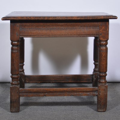 Lot 560 - Joined oak occasional table