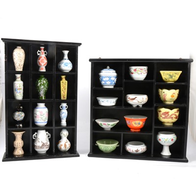 Lot 57 - Heritage Collection set of miniature Chinese ceramics