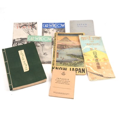 Lot 128 - Japanese travel guides and map from 1946 onwards.