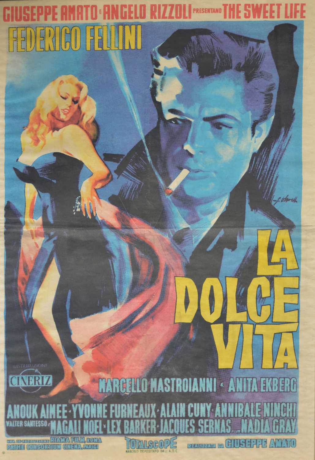 Lot 269 - Three film posters including La Dolce Vita and The Rocky Horror Picture Show