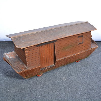 Lot 281 - Noah's Ark and a collection of wooden animals.