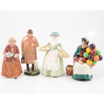 Lot 13 - Four Royal Doulton figurines.