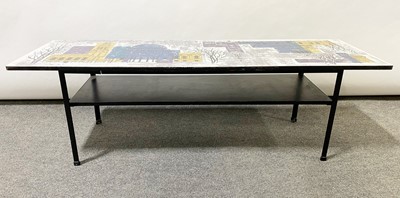 Lot 1064 - John Piper for Terence Conran, a 'London Skyline' coffee table, 1950s