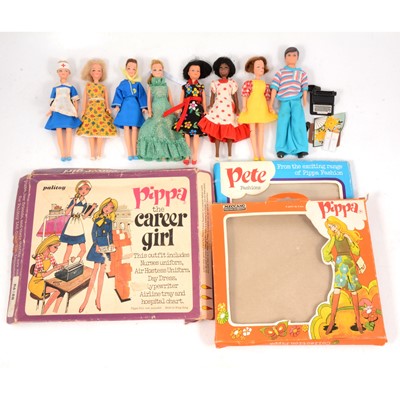 Lot 298 - Pippa dolls by Palitoy, a collection to include eight dolls etc