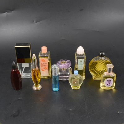 Lot 126 - Two trays of miniature vintage perfume bottles.