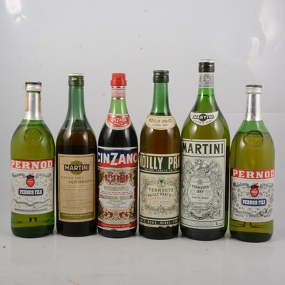 Lot 154 - Four bottlings of various vermouth, 1980s bottlings