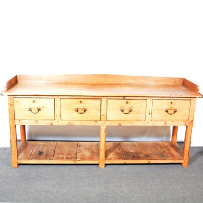 Lot 586 - Victorian pine dresser base