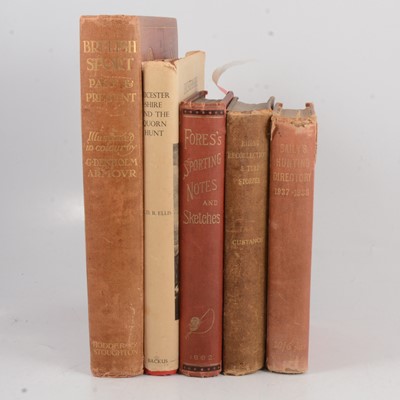 Lot 108A - A collection of hunting books