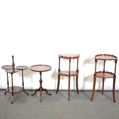 Lot 445 - Four items of reproduction occasional furniture