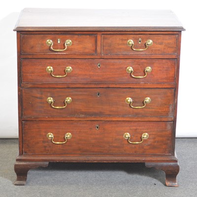 Lot 249 - George III mahogany chest of drawers