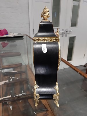 Lot 56 - French Boulle mantel clock