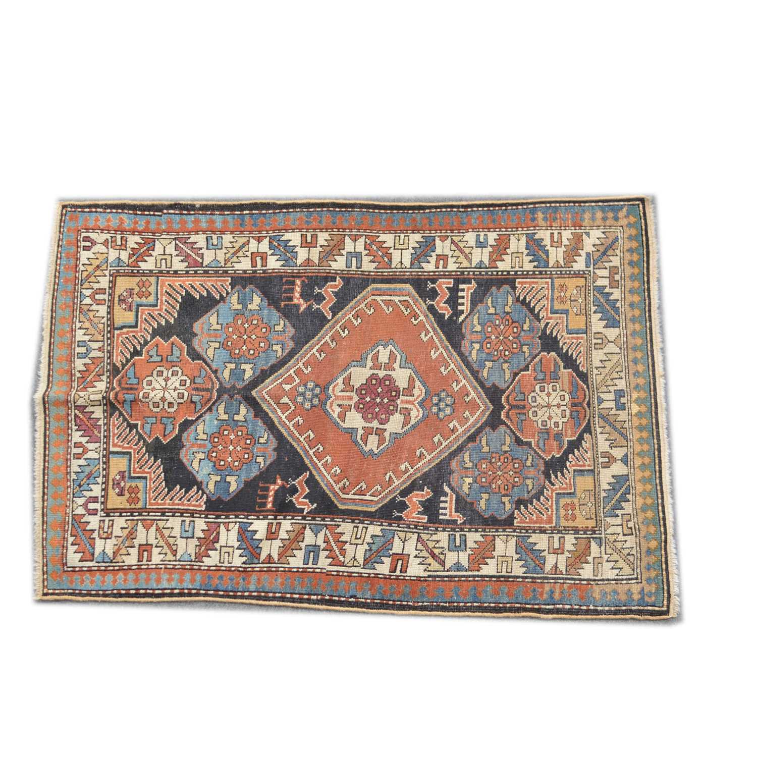 Lot 500 - Two Caucasian rugs