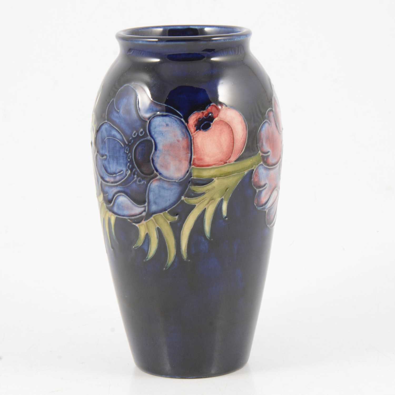 Lot 76 - Moorcroft Pottery, Anemone design vase.