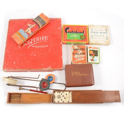 Lot 277 - A selection of Victorian and later games and toys