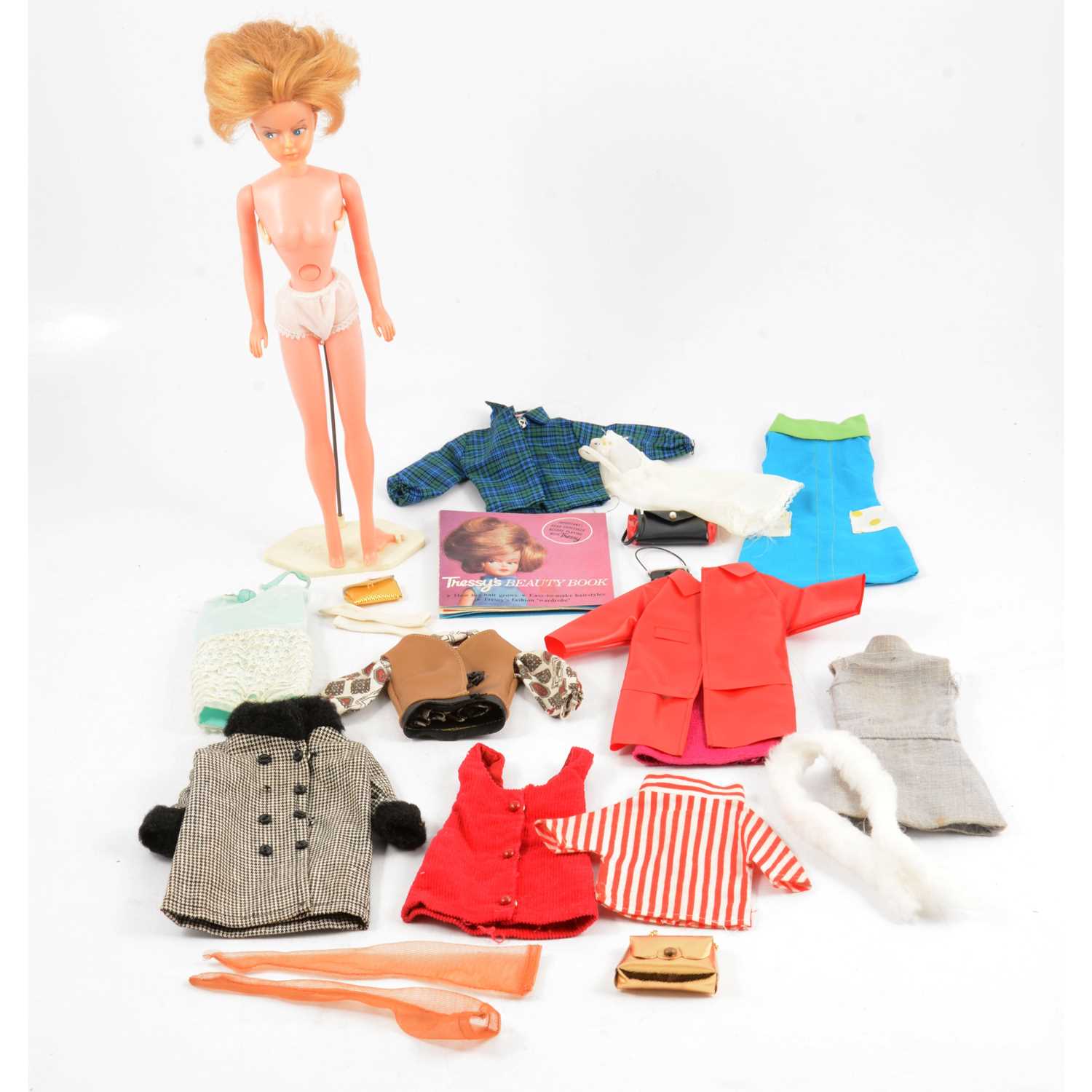 Lot 356 - Tressy doll with a good selection of outfits