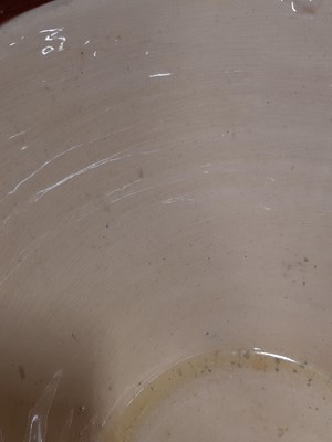 Lot 60 - Teo glazed earthenware pancheons