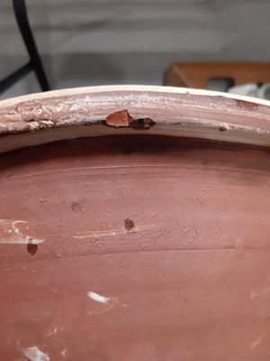 Lot 60 - Teo glazed earthenware pancheons