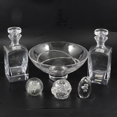 Lot 20 - Pair of Jasper Conran crystal decanters and other crystal