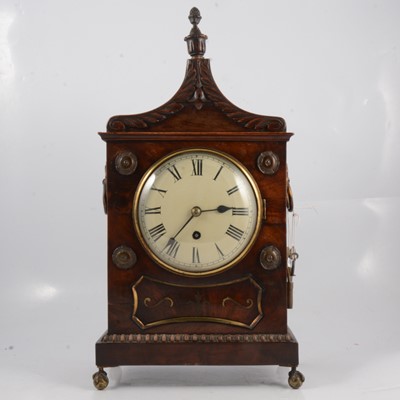 Lot 109 - William IV mahogany bracket clock