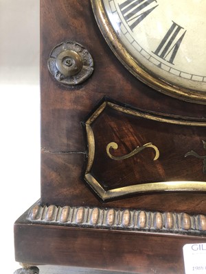 Lot 109 - William IV mahogany bracket clock